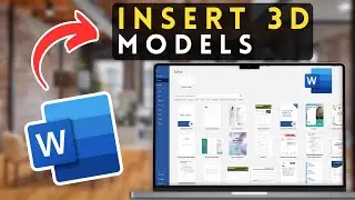How to Insert 3D Models into Microsoft Word | MS Word Tutorial (2025)