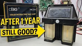 Solar Interaction Wall Lamp: 1 Year Long Term Review