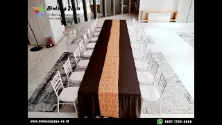 Sewa Longtable Runner Diablo Cokelat Area Jakarta