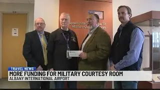 NEWS10 at Noon - Military Courtesy room receives funding