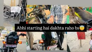 Splendor ma modification ka kam start karva diya hai🤔