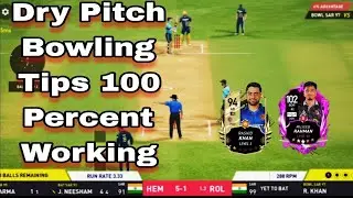 Dream cricket 25 Dry Pitch Bowling Tips 🔥 #DreamCricket25  #DryPitchBowling  #SpinBowlingTips #dc25