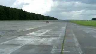 Fiat Strada Abarth 130tc high speed corner starting the two mile straight