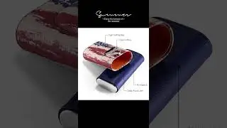 $7.99 ONLY - Marvero NEW Premium 3 - Finger Flag Pattern Leather Cigar Humidor 50% OFF CODE APPLIED
