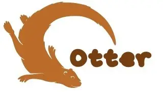 Otter Speed Painting- Vector.