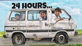 Surviving for 24 Hours in old van challenge 🚙