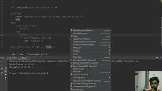 Scientific Python: 016: Factorial of a number, exit keyword, and nested for loop