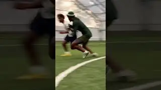 A DB should always be working technique‼️🦅  #ballhawk #dbdrills #dbs #defensiveback