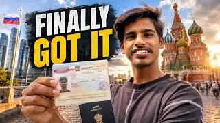 I Got my Russian Visa today🇷🇺(Very Less Money)
