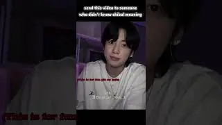 Do you know shibal means? 🌚☠️ #kpop #bts #shorts