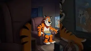 Tony The Tiger 🐅🐯 They're Great! Frosted Flakes Cereal 🥣