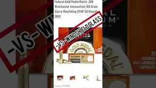 Federal Gold Medal Match vs a Windshield #shooting #ballistics #308 #precisionrifle