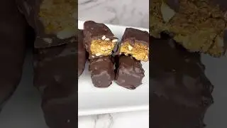 Healthy Almond Snickers Bars #shorts #snickers #chocolate