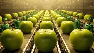 Inside the Infinite Green Apple Factory: Total Robotic Precision from Orchard to Bottle