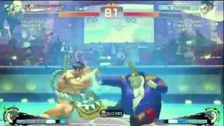 SF4 AE 2012 - Larcenist89 (Rufus) Vs KaizenMaster (Honda) - Casuals 08.23.13