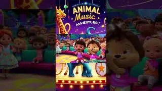 Magical Zoo Music Adventure! Animal Band Teaches Kids Rhythm & Shapes Part 5 #interactivelearning