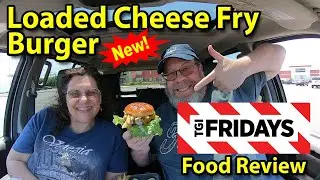 TGI Fridays&reg; | Loaded Cheese Fry Burger 🧀🍟🍔 | Taste Test & Review | JKMCraveTV