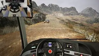 Tourist Bus Simulator - Off-Road Mountain Bus Driving | Thrustmaster TX Steering Wheel Gameplay