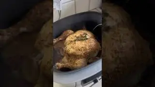 NINJA FOODI POSSIBLE COOKER PRO WHOLE CHICKEN RECIPE! Bake for 2 hours at 350! #ninjakitchen #recipe