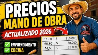 ✅️✅️ PRECIOS MANO DE OBRA #emprendimiento#cocina 