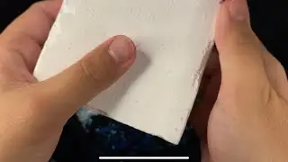 #NoCrushLeftBehind: Fizzling Water Crumble || Gym Chalk || Oddly Satisfying || Sleep Aid || ASMR