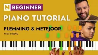 Flemming & Metejoor - Niet nodig | Snelle & energieke piano cover