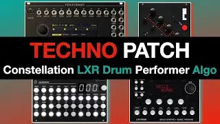 Live eurorack improvisation with Constellation - RYK Algo - Westlich Performer - Ericasynth LXR Drum