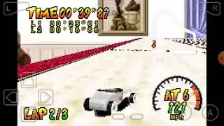 Hot Wheels Burnin' Rubber (GBA) Piano Course Time Trial with Track T