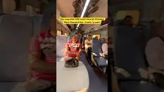 New upgraded LHB rake for Howrah-Dhanbad Black Diamond Exp : Comfy seats 💺