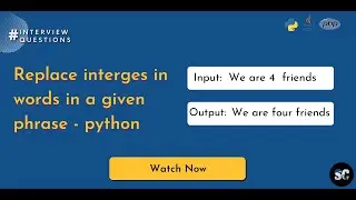 Replace interges into words in a given phrase - python