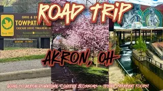 Akron Adventures: Downtown Delights & Cherry Blossoms #travel #shorts
