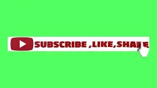YouTube lower third green screen