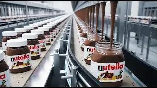 How Nutella Is Made: From Farm to Jar | The Ultimate Production Line Documentary