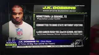 RAVENS DRAFT BEST RB JK DOBBINS! NFL DRAFT 2020