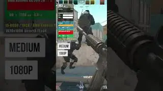 Counter-Strike 2 FPS TEST ALL SETTINGS #shorts