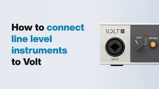 Поддержка UA: как подключить линейный инструмент к USB-аудиоинтерфейсу Volt