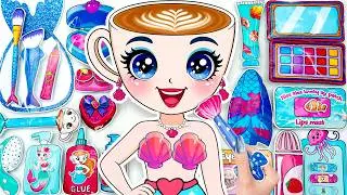 💖Сделай сам из бумаги💖 Распаковка ASMR-бокса с косметикой и уходом за кожей Brainrot Ballerina Ca...