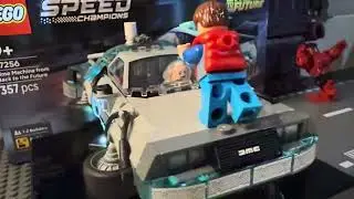 DELOREN 77256 TIME MACHINE FROM BACK TO THE FUTURE SPEED CHAMPIONS LEGO  MARTY MCFLY BASE LEVITATING