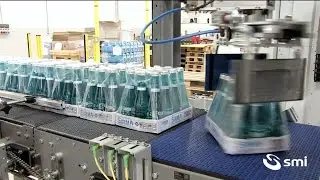 APS 1550 P palletizer - with pack turner and manipulator - Sirmagroup