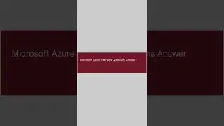 Azure Networking Interview Questions & Answers #shorts #azurefundamentals