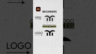 Adobe Illustrator 2026 Tips - How To Create Grid-Based Letter Logo Design Process #zakkigraphics