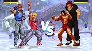 Billy Lee & Jimmy Lee Vs Baki Hanma & Yujiro Hanma !!🔥🔥