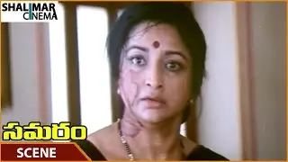 Samaram Movie || Lakshmi Takes Puneet Issar's File To Governor || Suman, Roja || Shalimarcinema