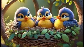 Robin Eggs Go Roll Roll Roll | English Nursery Rhyme | Kids Songs | Baby Music