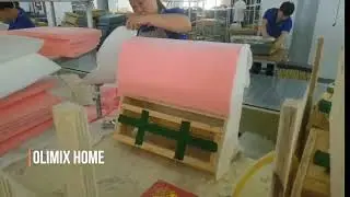 Olimix Home Filler Filling Process in Producing Recliner Chairs