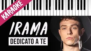 Irama | Dedicato A Te // Piano Karaoke con Testo