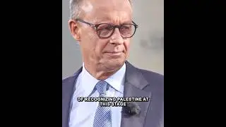 Germany Refuses to Recognize a Palestinian State While Calling for Urgent Aid to Gaza