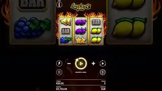 Как заработать &euro;1300  в слоте Lucky Streak 3 за 30 секунд | Выигрываю более &euro;1000 за полминуты #slot