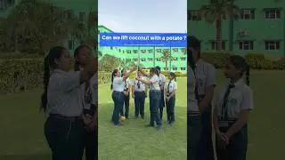 Can we lift coconut with potato ? 😲 #centrifugal #physics #science #explore #experiment #physicsfun