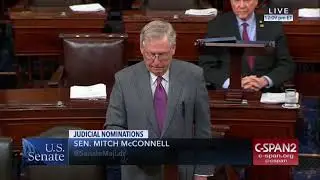 McConnell: I Applaud Chairman Grassley For Not Allowing Blue Slip Courtesy To Be Abused